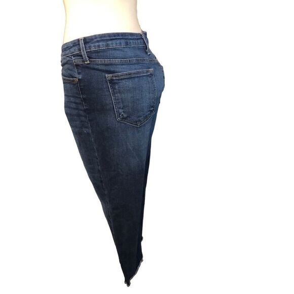 Black Label high rise medium wash frayed hem jeans - Picture 5 of 10